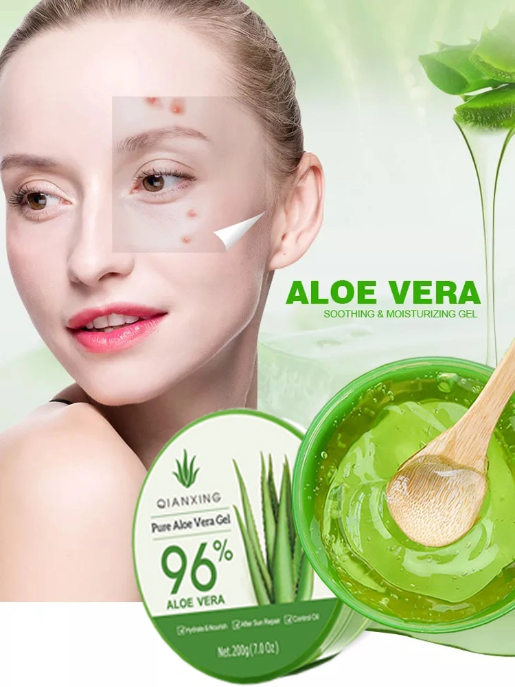 Private Logo Lightening Smoothing Gel Aloe Vera Face Cream