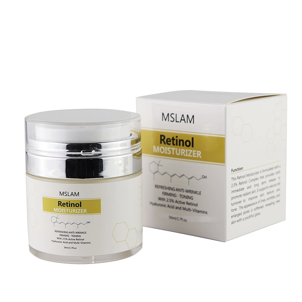 OEM Retinol Moisturizer Skin Care Lightening Cream for Face and Eye Area