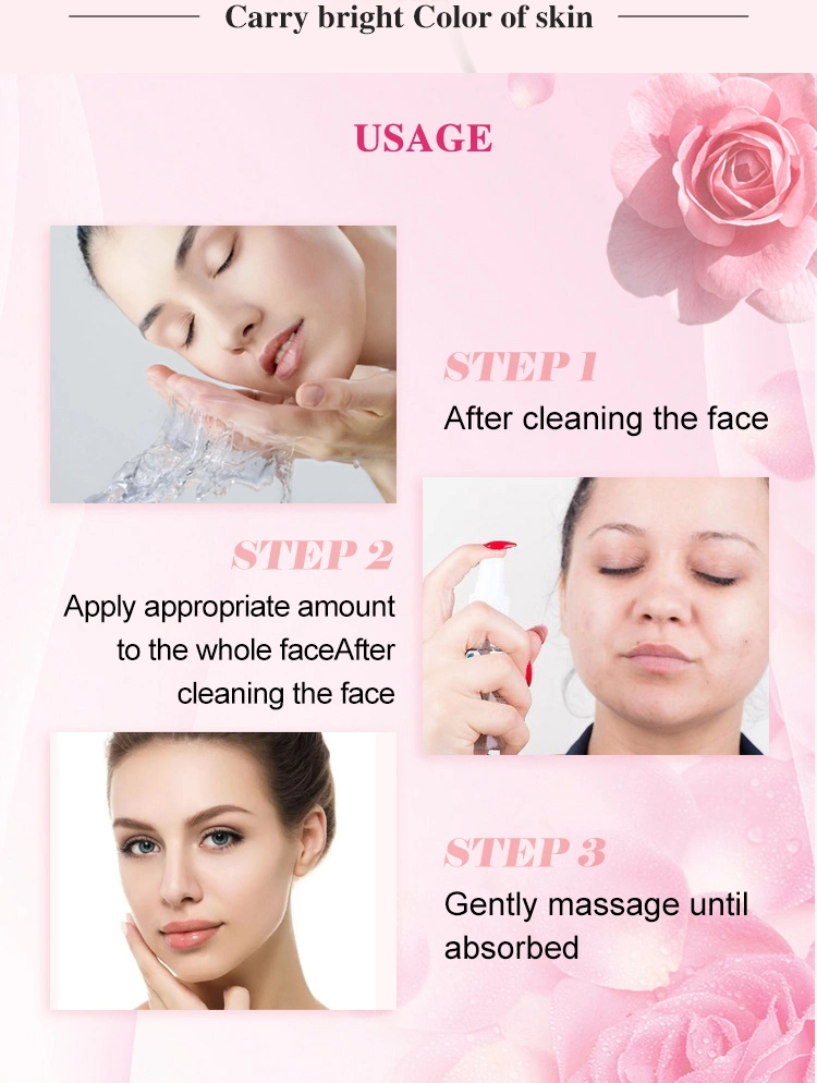 OEM/ODM Anti Aging Face Skin Care Moisturizing Spray Rose Water Toner