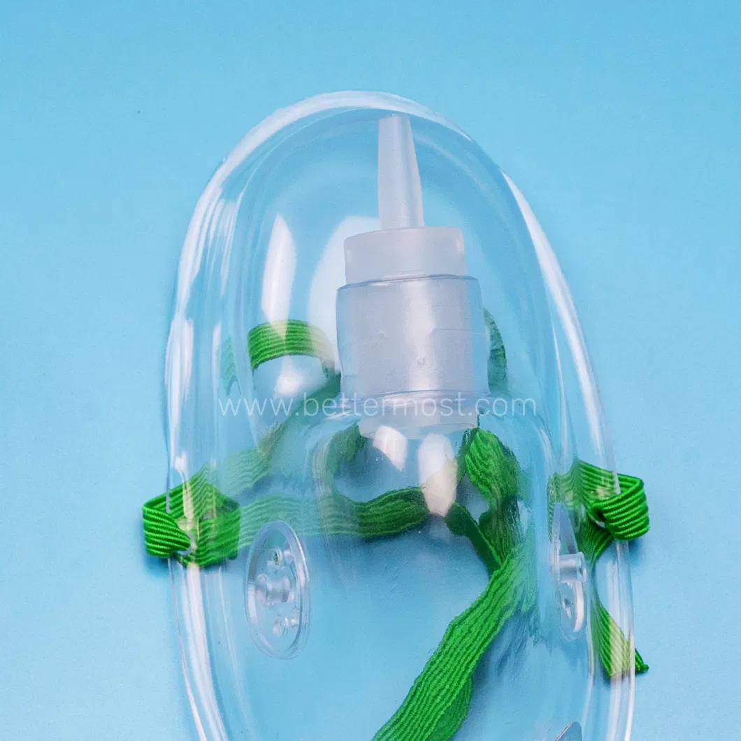 Bm&reg; High Quality Disposable Medical PVC Respiratory Oxygen Mask ISO13485 CE FDA