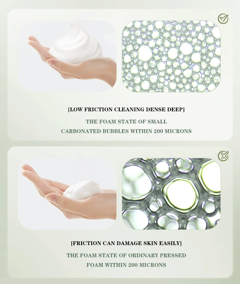 Deep Cleansing and Natural Mild Facial Cleanser Mousses