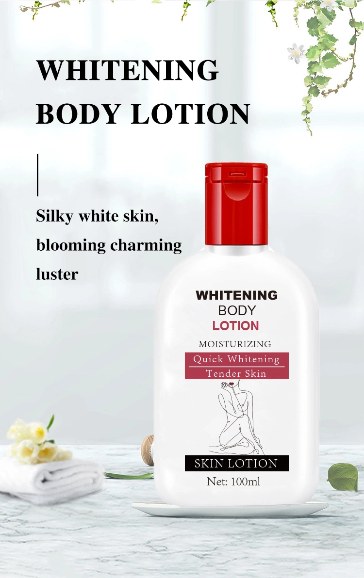 Private Label Womens Shea Butter Whitening Cream Firming Body Lotion