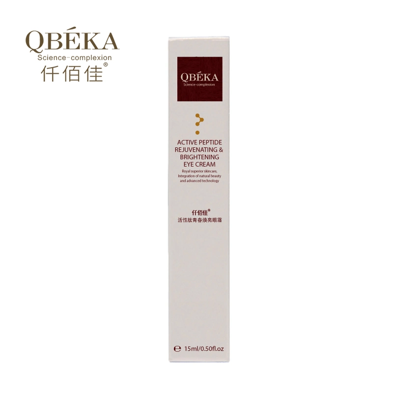 OEM Available Qbeka Active Peptide Rejuvenative Brightening Eye Cream Anti- Wrinkle Dark Circle Remover