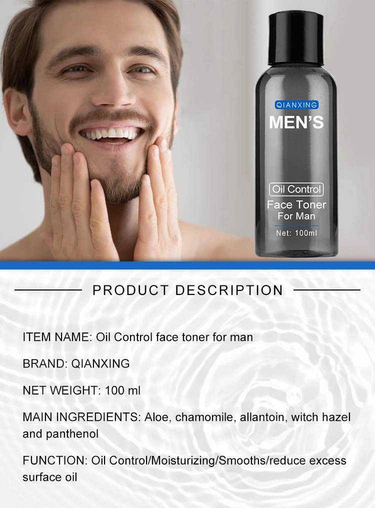 OEM/ODM Facial Moisturizing Skin Toner for Men