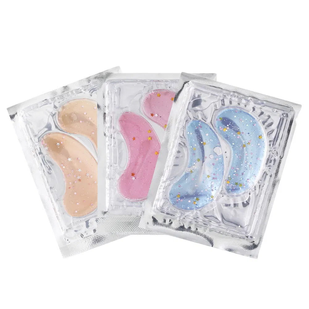 Beauty Supplies Private Label Eye Gel Pads Hydrogel Crystal Collagen Cold Eye Mask