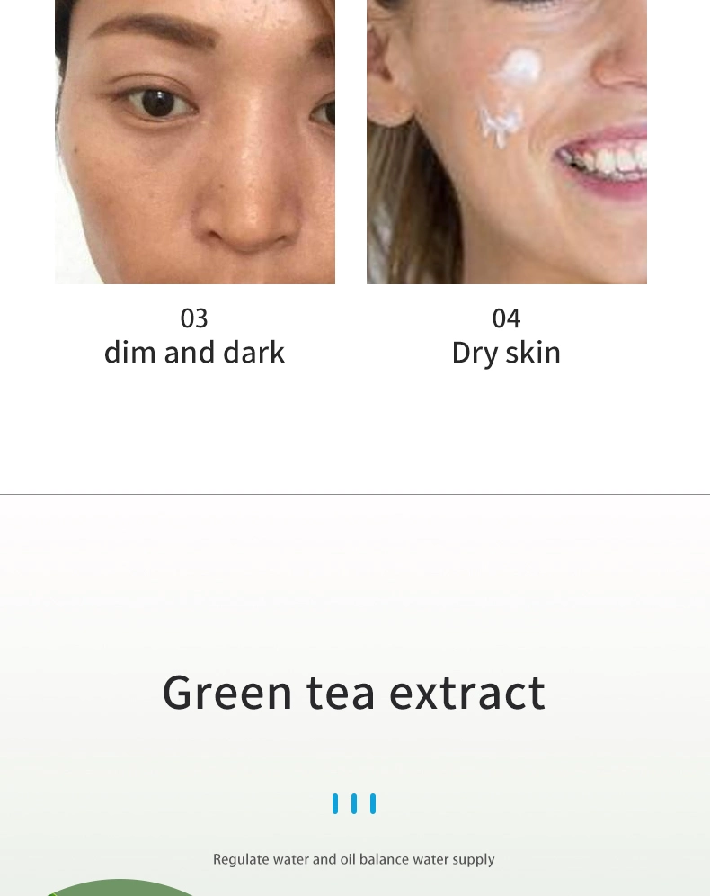 Natural Pure Fresh Green Tea Beauty Whitening Organic Mud Face Clay Mask