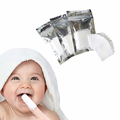 Good Quality Natural Eco-Friendly Disposable Oral Cleansing Finger Wipes for Baby