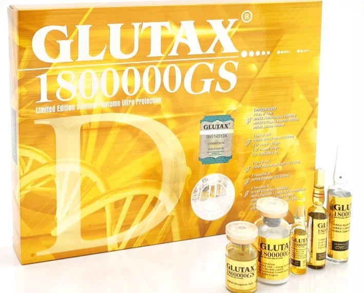 High Quality Glutax Original Whitening Italian Glutax 1800000GS Stem Cell Plus Whitening Product Glutathione Injection Skin Ultra Protection Whitening Vitamin C