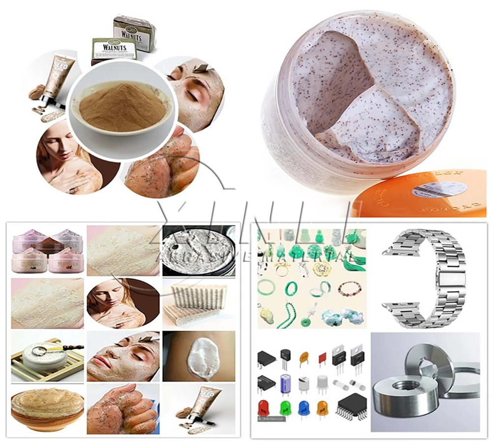 Face Creams Soap Walnut Shell Sand Scosmetic Body Scrub Materials 60mesh Size Walnut Shell Powder