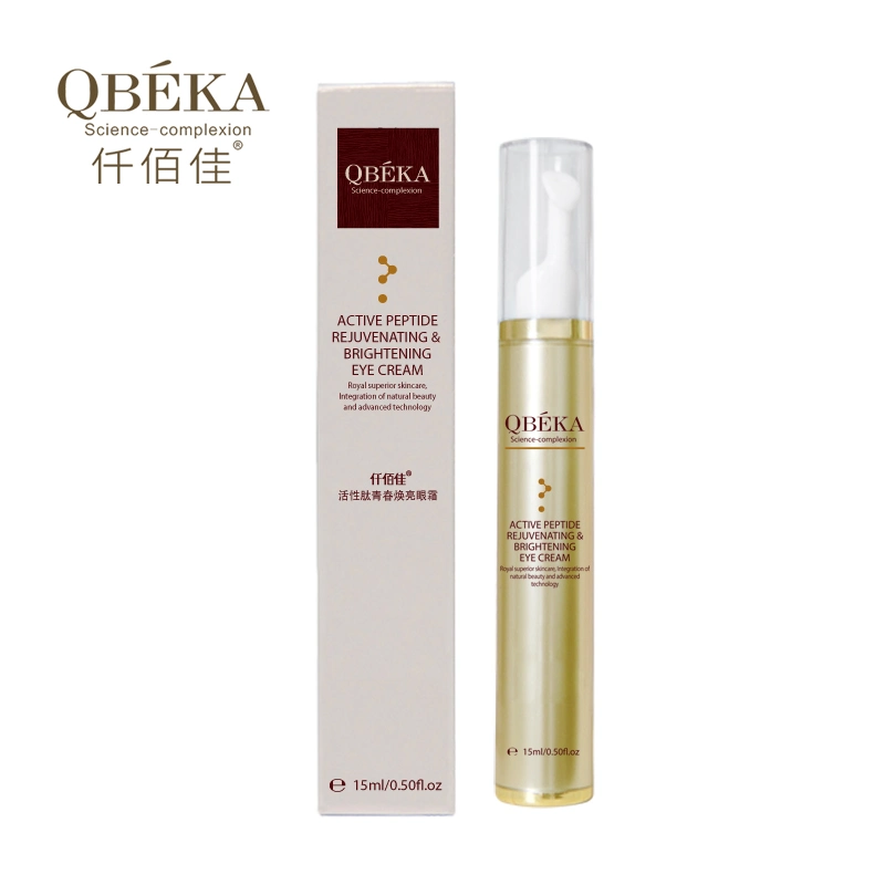 OEM Available Qbeka Active Peptide Rejuvenative Brightening Eye Cream Anti- Wrinkle Dark Circle Remover