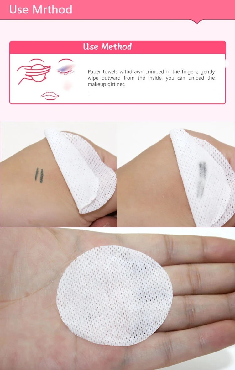 OEM Natural Female Moisturizing Cleanser Makeup Remover, Makeup Remover Towel, Makeup Remover Pad