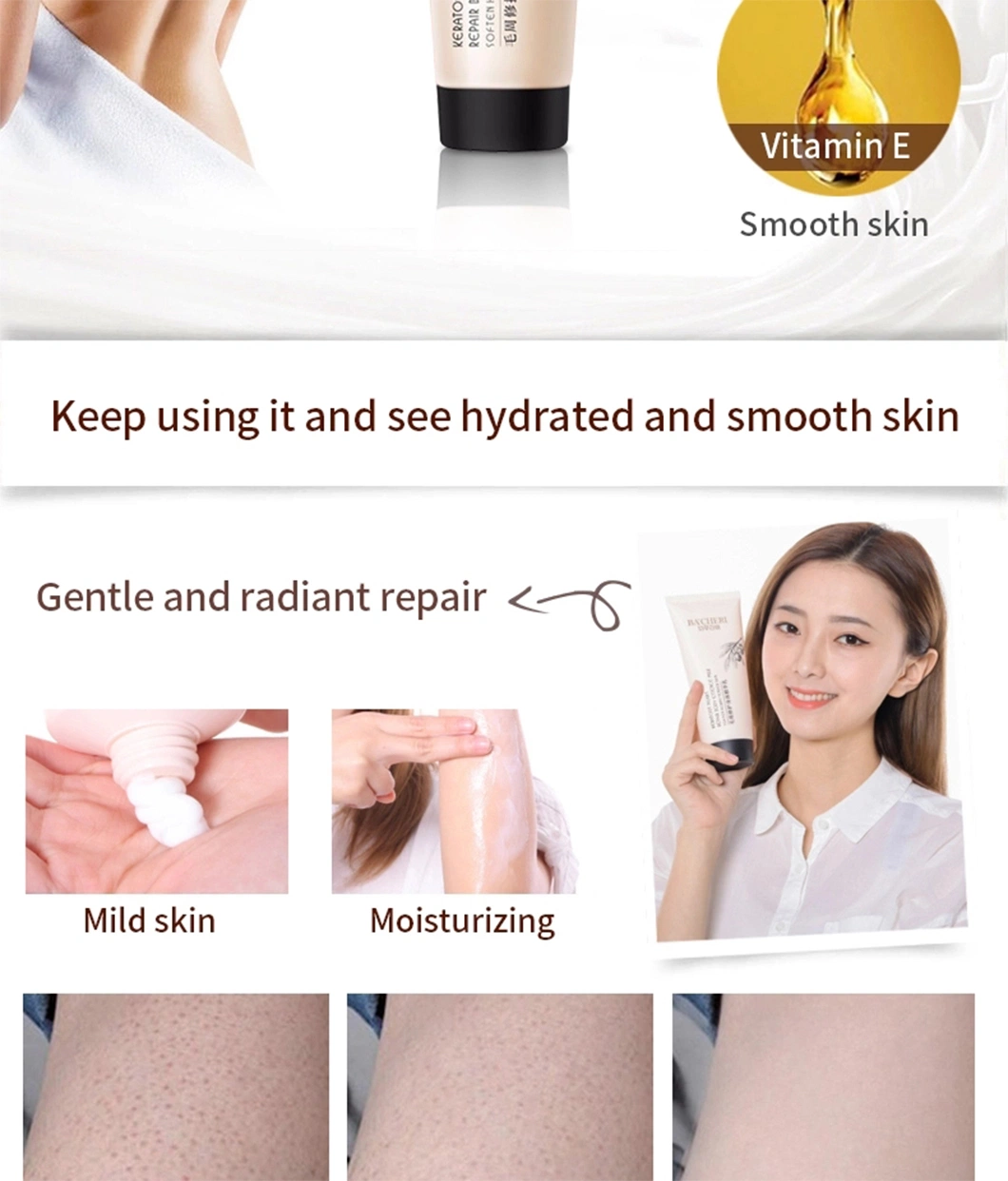 Body Lotion Cream Hotel Cosmetics Whitening Body Lotion for Dry Skin