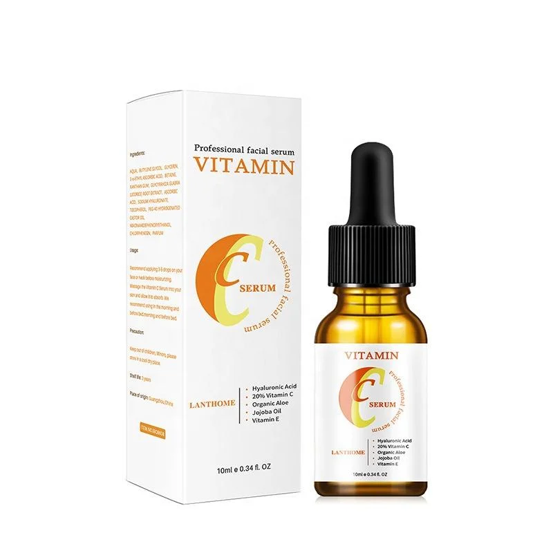 Organic Acne Collagen Anti Aging Cell Serum Face Serum Moisturizing Skin Brightening Topical Facial Serum with Hyaluronic Acid Vitamin C Serum for Skin Care