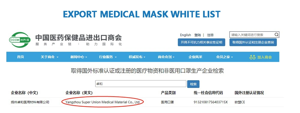 Medical Filter Melt Blown Fabric Protective Disposable Face Mask