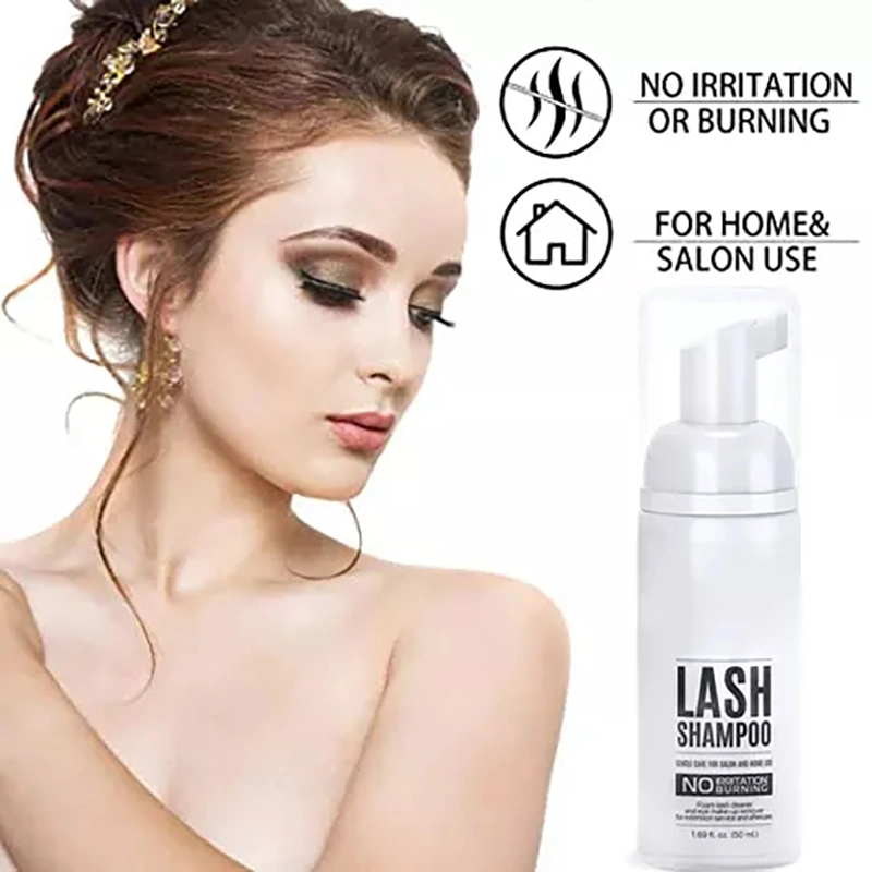 OEM Private label Inspection Foam Eyelash Extension Bath Mousse Lash Shampoo Eyelash Cleanser