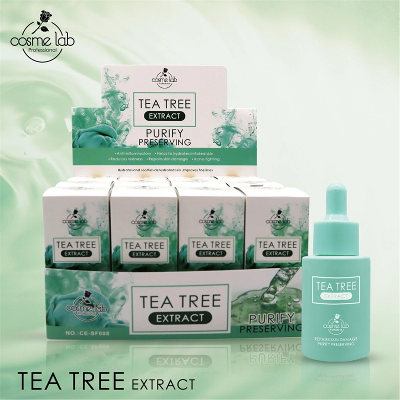 Cosmelab Private Label Tea Tree Serum Facial Purify Calming Face Hydrating Serums Softening Moisturizing Skin Care Serum