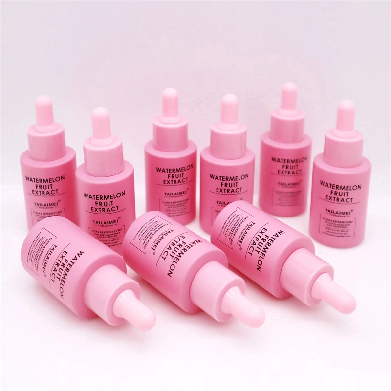 Tailaimei Private Label Watermelon Fruit Extract Serum Face Cleansing Serum Pore Refining Smoothing Brightening Whitening Serum