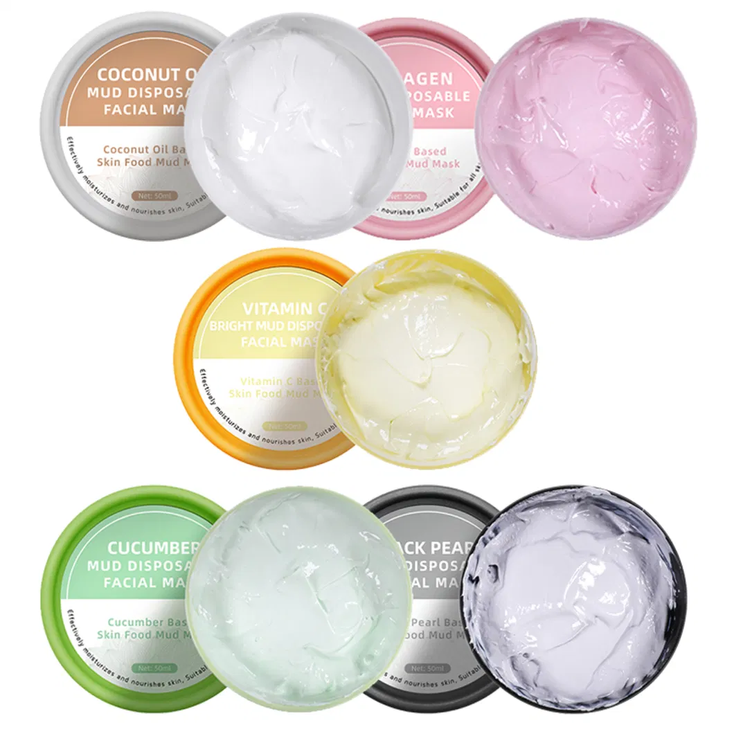 Private Label Hydrating Brighten Remove Pores Smooth Face Kaolin Mud Cucumber Face Clay Mask