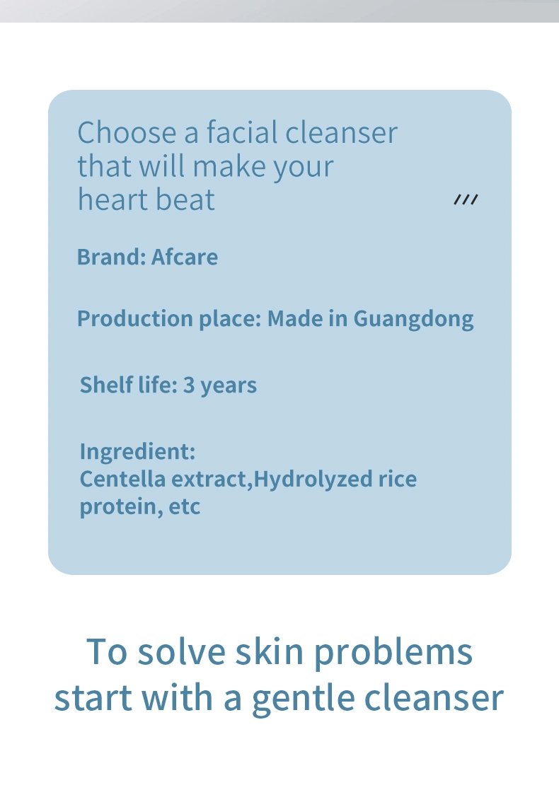 150ml Skin Care Facial Cleanser Korean Centella Asiatica Amino Acid Cleansing Mousse Face Wash Foam Cleanser