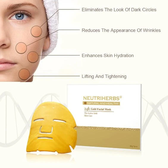 Customized Logo Best Night Repair Anti Wrinkle Tightening Face Firming Collagen 24K Gold Mask