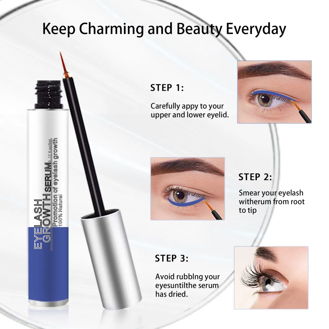 Factory Price OEM Natural Enhancer Boost Eyelash &amp; Brow Growth Serum for Longer