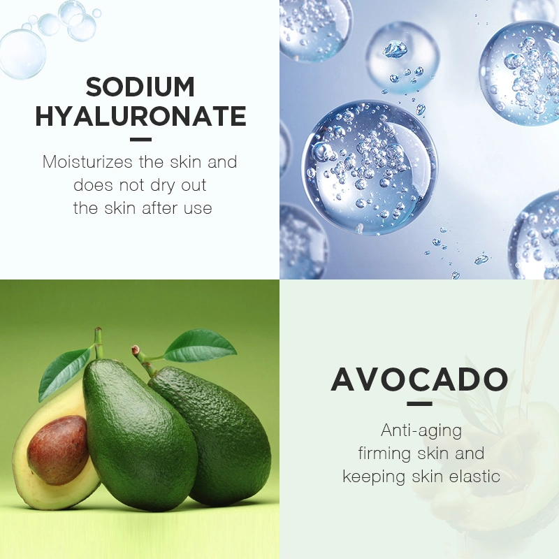 Moistening Repairing Brightening Anti-Aging Sedated Avocado Hydrosol Toner for Private Label