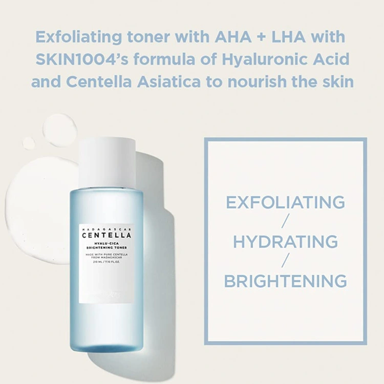 Advanced Custom Hydrating and Refreshing Hyaluronic Acid Cica Niacinamide Brightening Toner