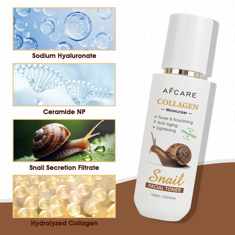 Snail Collagen Face Toner Anti-Aging Anti-Wrinkle Essence Toner Mist