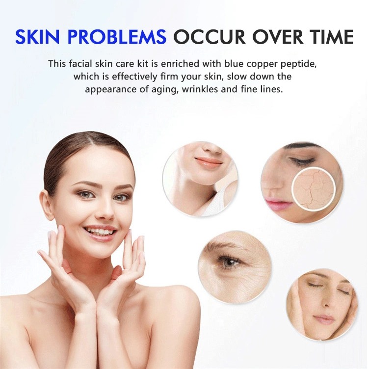 Wholesale High Quality Blue Copper Peptide Face Anti-Aging Lotion Beauty Skincare Moisturize Toner