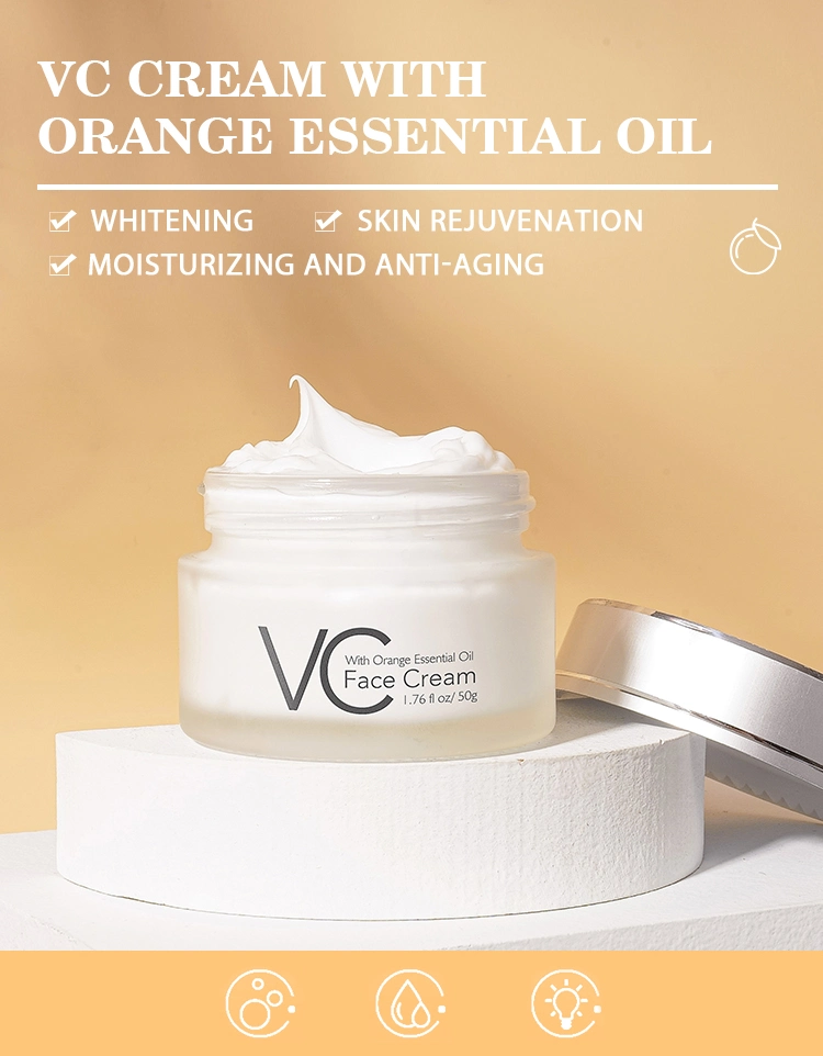 Whitening Moisturzing Anti-Aging Eye Cream Private Label Vc with Orange Essential Oil Face Facial Serum Skincare Set