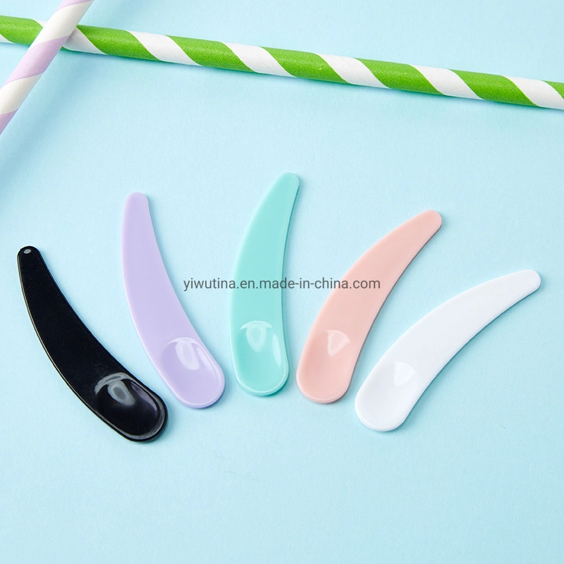 Cosmetic Packaging Crescent Spoon Cream Spatula Small Makeup Scoop Facial Cream Mask Spoon