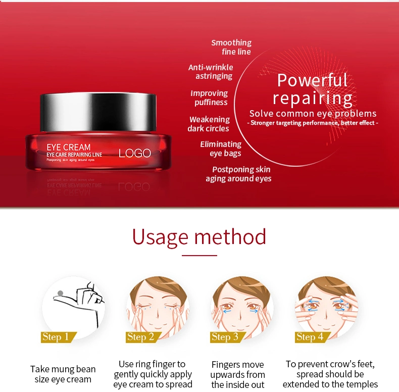 Skin Care Moisturizing Anti Wrinkle Anti Aging Eye Cream for Dark Circles and Wrinkles