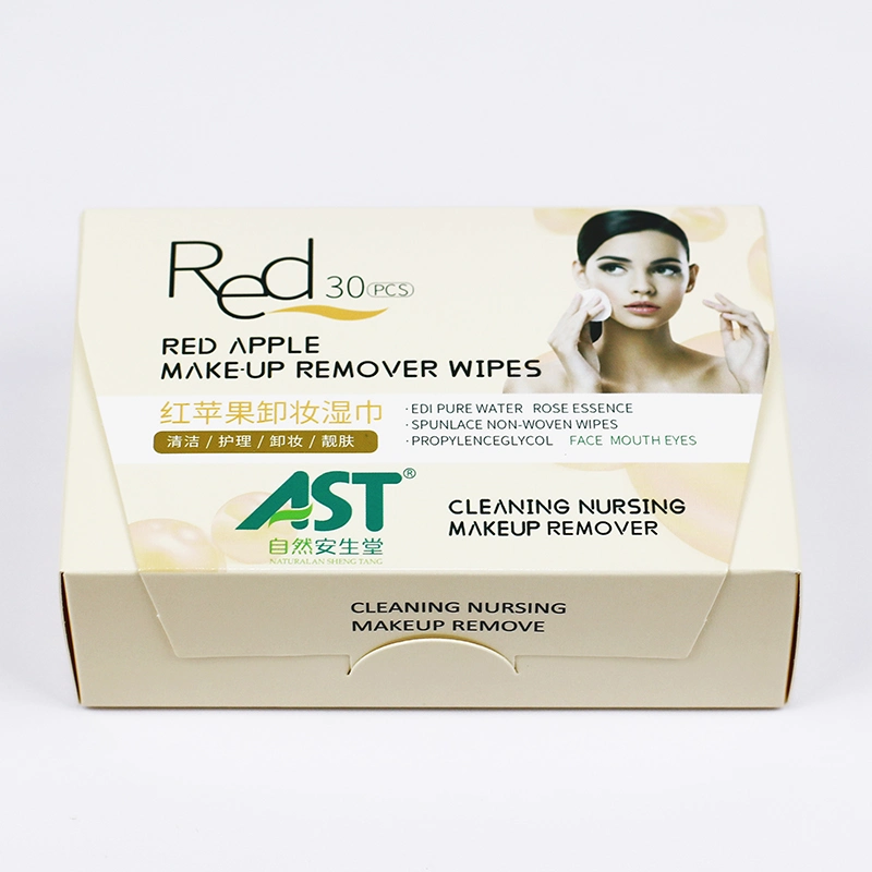 Disposable Non-Woven Make-up Remover Dry Wipes in Box