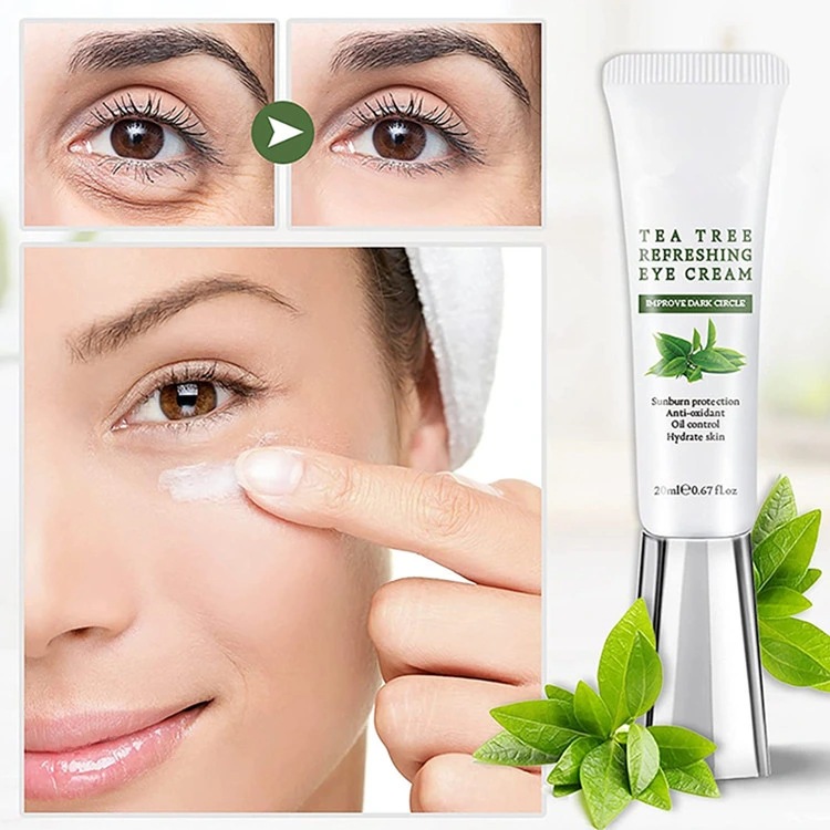 Custom Premium Natural Tea Tree Moisturizing Antioxidant Wrinkles Eye Cream