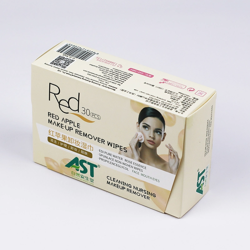 Disposable Non-Woven Make-up Remover Dry Wipes in Box