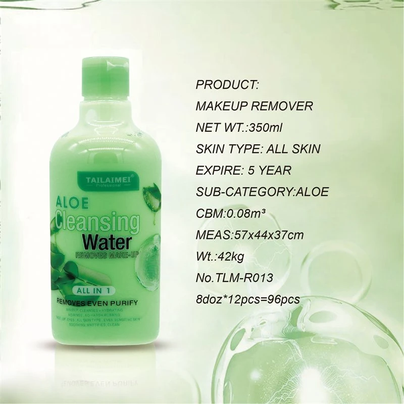 Tailaimei Custom Manufacturer 2 in 1 Aloe Makeup Removing Water Cleansing Oil Make up Remover Hydrating Makeup Remover for Face