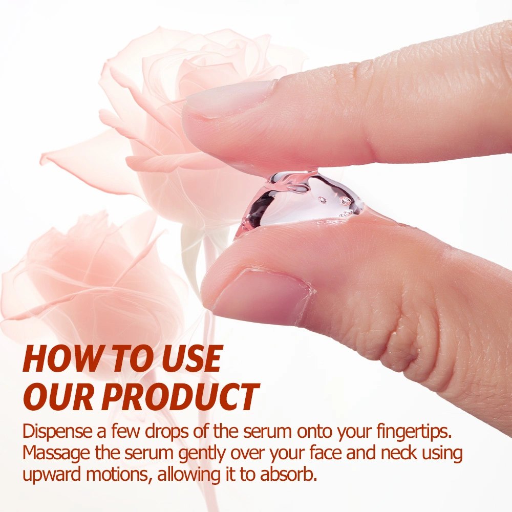 Custom Logo Moisturizing Brightening Natural Extract Skin-Friendly Rose Hydrating Face Oil Facial Serum