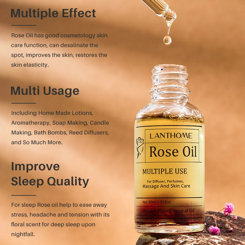 Water Rose Oil Drops Body Massage Oils