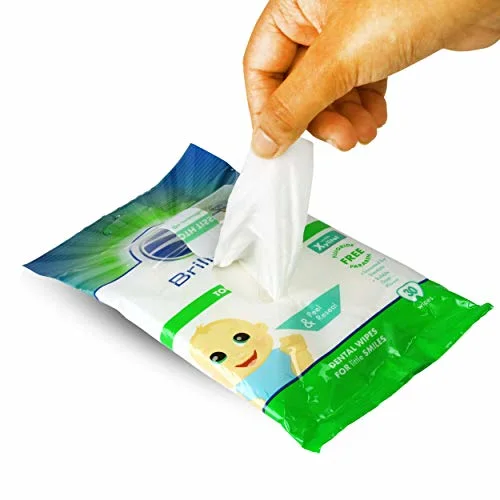 Good Quality Natural Eco-Friendly Disposable Oral Cleansing Finger Wipes for Baby