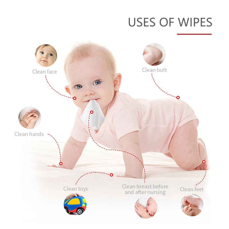 Baby Hand &amp; Face Cleansing Wipes to Remove 95% of Germs and Dirt From Skin, Pre-Moistened Allergy-Tested Wipes, Formula, Paraben- and Alcohol-Free