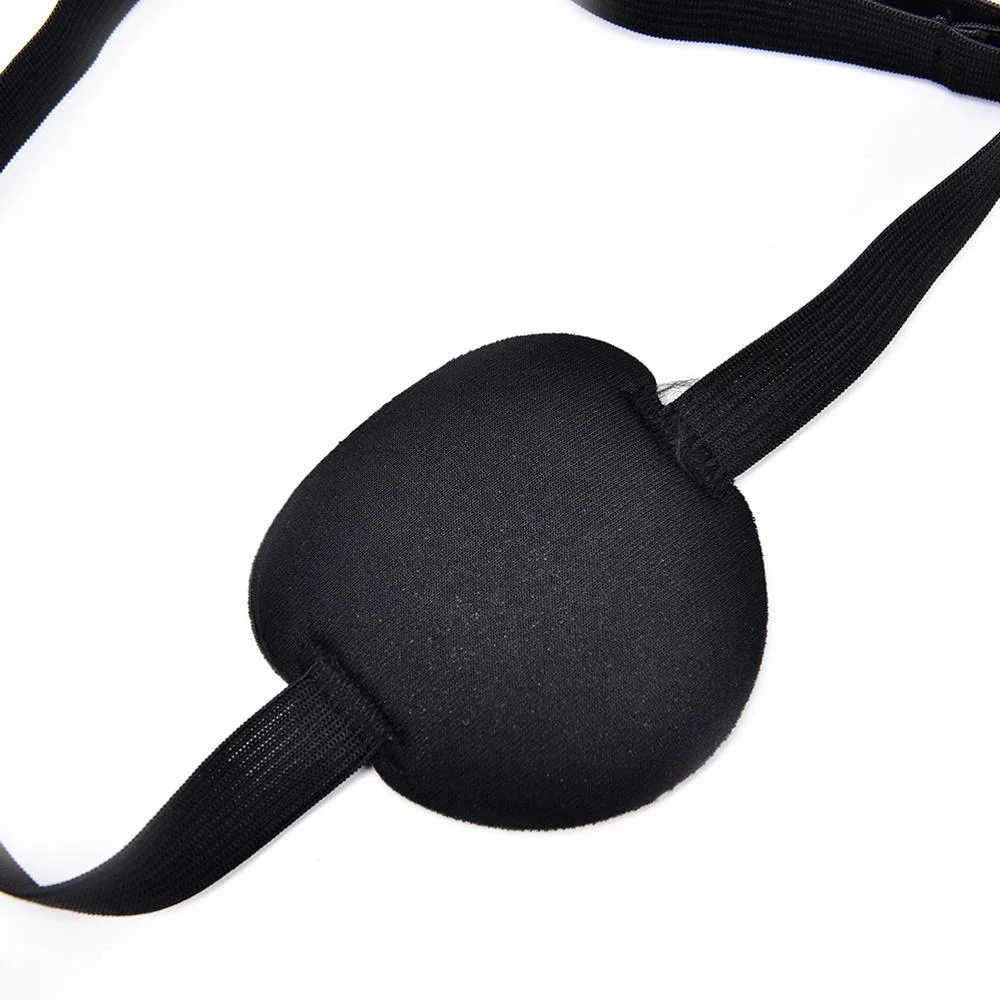 Polyester Pirate Eye Patch for Single One Eye Sleeping Eye Mask Fashion Amazon Best Selling 3D Novelty Milk Silk Fabric Sleep Eyemask