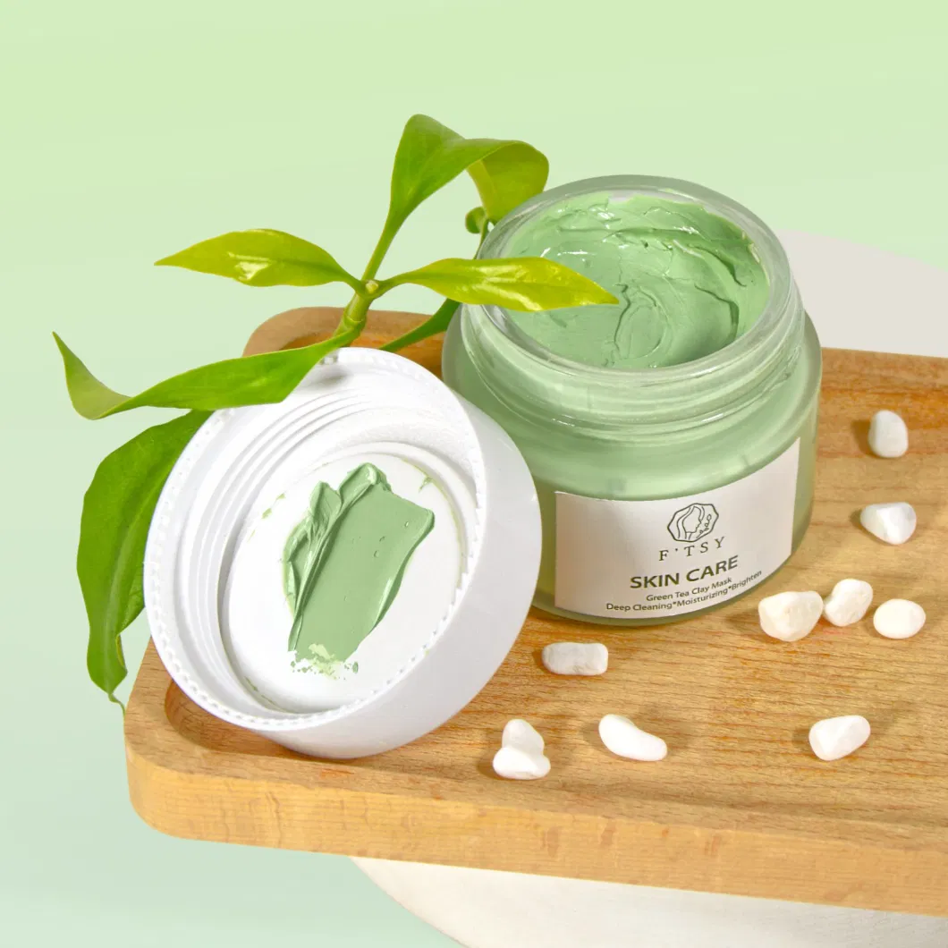 OEM Beauty Natural Dead Sea Green Tea Face Clay Mud Mask