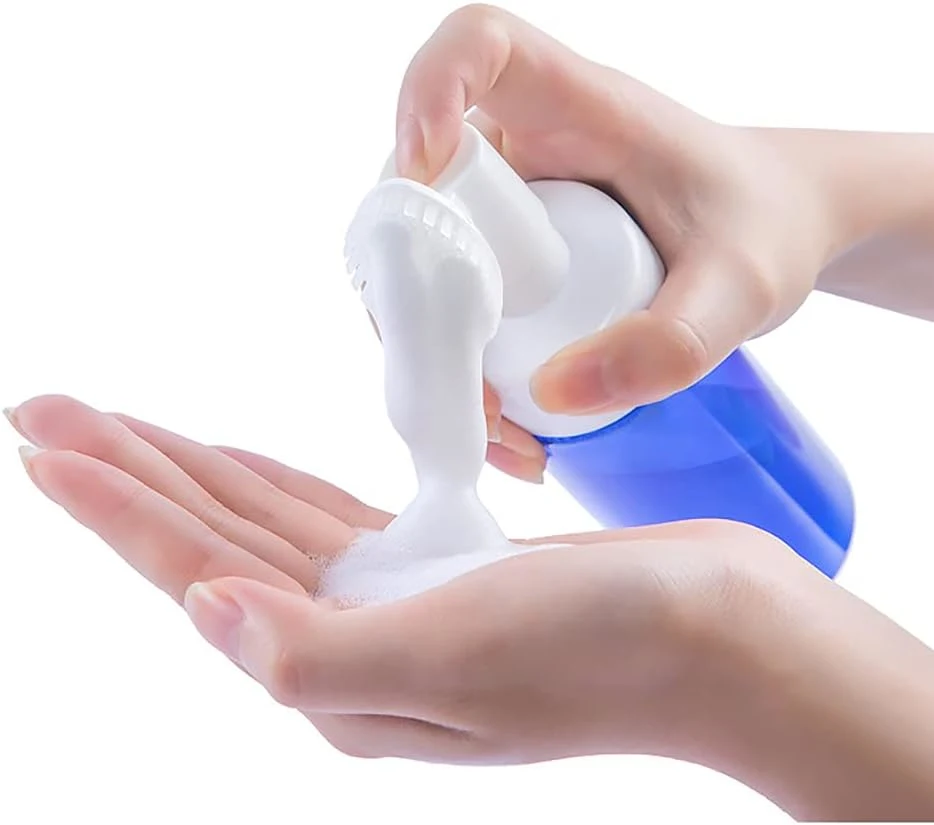 Good Quality Hand Soap 43/410 Foam Pump with Brush for Face Clean