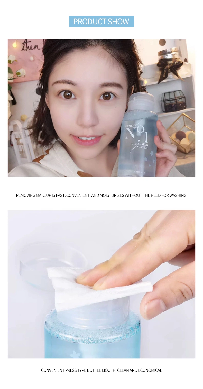 Cusmotized Professional Organic Face Eye Deep Cleansing Makeup Remover Water