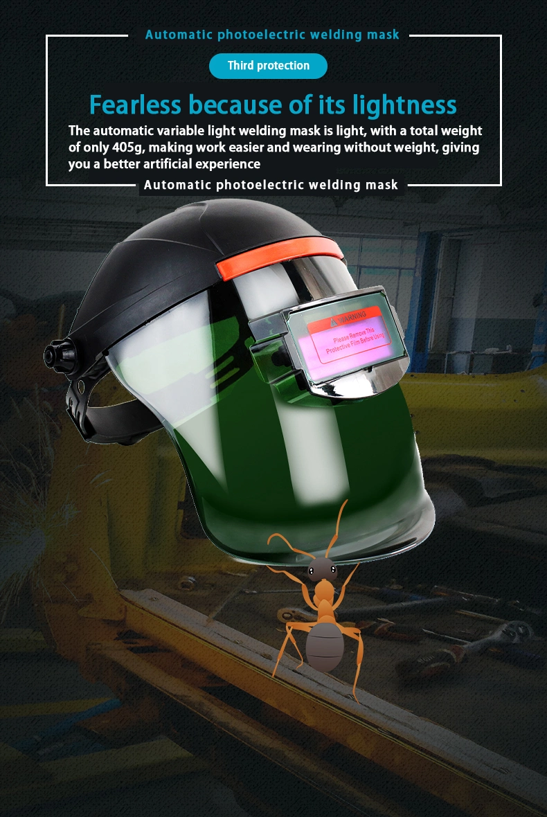 Welding Helmet Welding Mask Protective Mask Adjustable Solar Automatic Charging Customizable