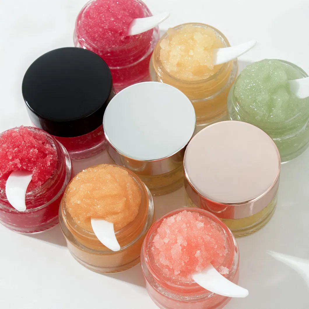 Intensive Peach Strawberry Flavor Lip Scrub Mask Cream and Hydrating Pink Lip Mask