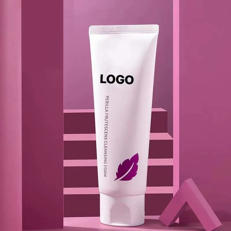 Custom Logo Skincare Bright Light Face Cleansing Foam Hydrating Facial Wash Cleanser