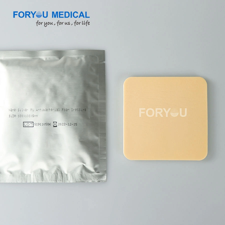 Sterilized Dressings Silicone Foam Dressing Adhesive Polyurethane Dressing