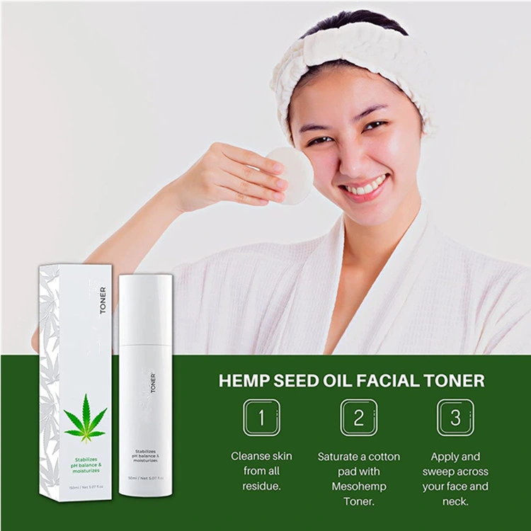 Korean Facial Toner with Hemp Seed Oil for Hydrating &amp; Moisturizing