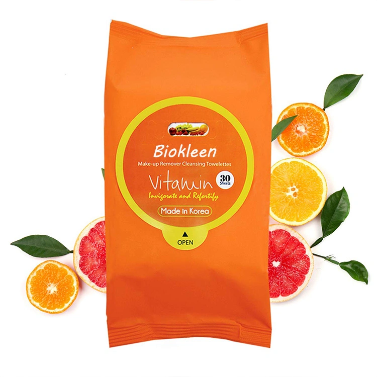 Biokleen Facial Cleansing Fragrance-Free Alcohol-Free Towelettes Makeup and Mascara Facial Makeup Remover Organic Wipes